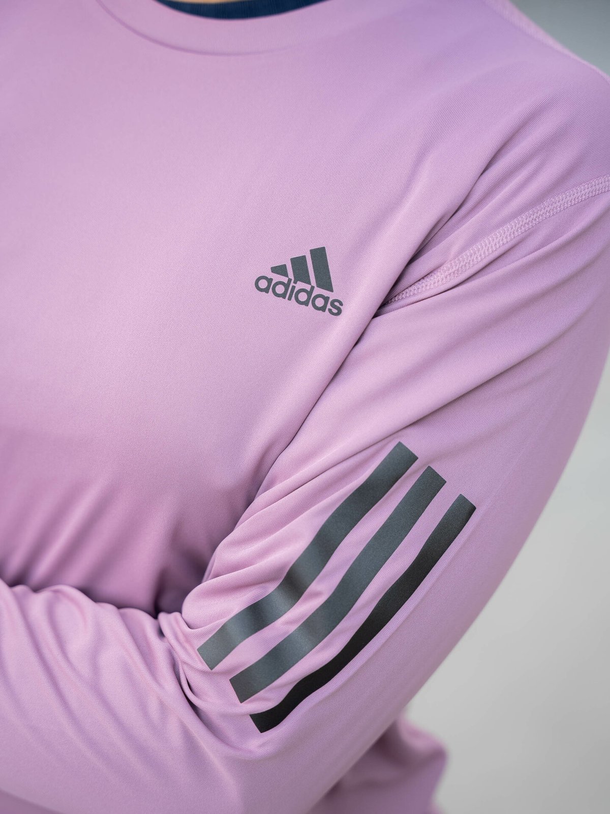 adidas Own The Run Long Sleeve Tee Wonder Orchid