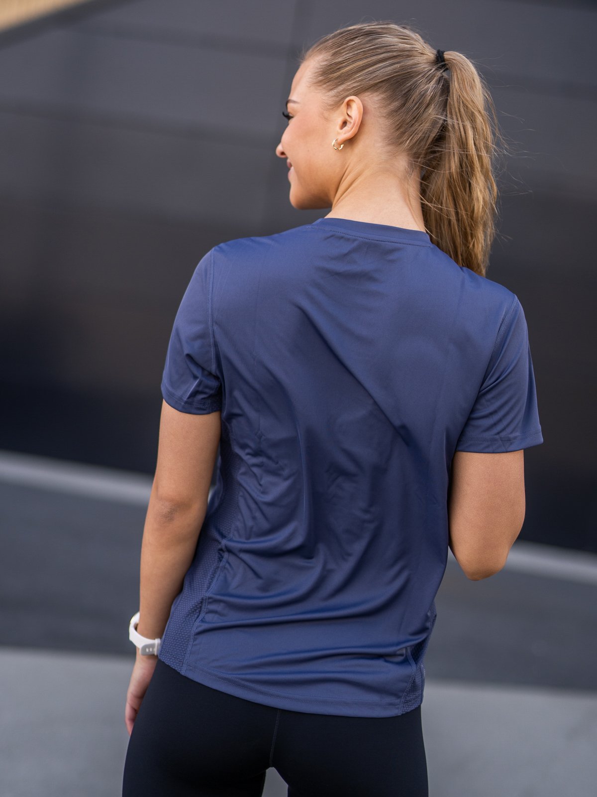 adidas Own The Run Tee Shadow Navy