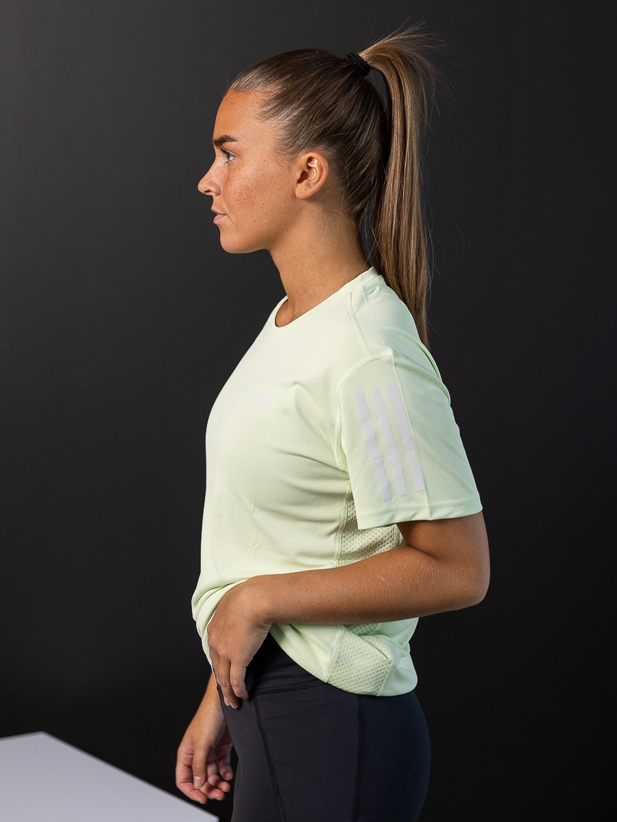 adidas Own The Run Tee Almost Lime