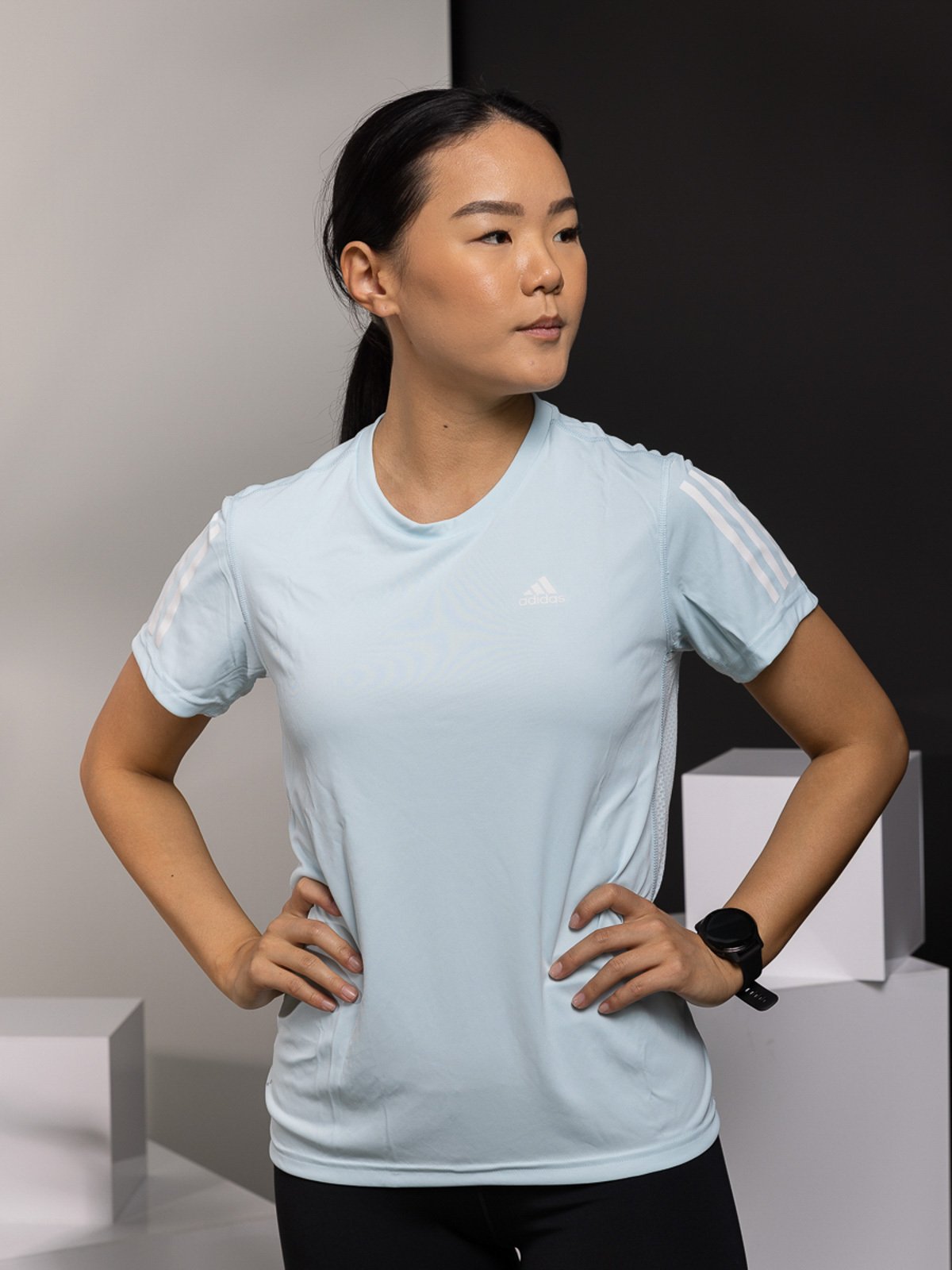 adidas Own The Run Tee Almost Blue