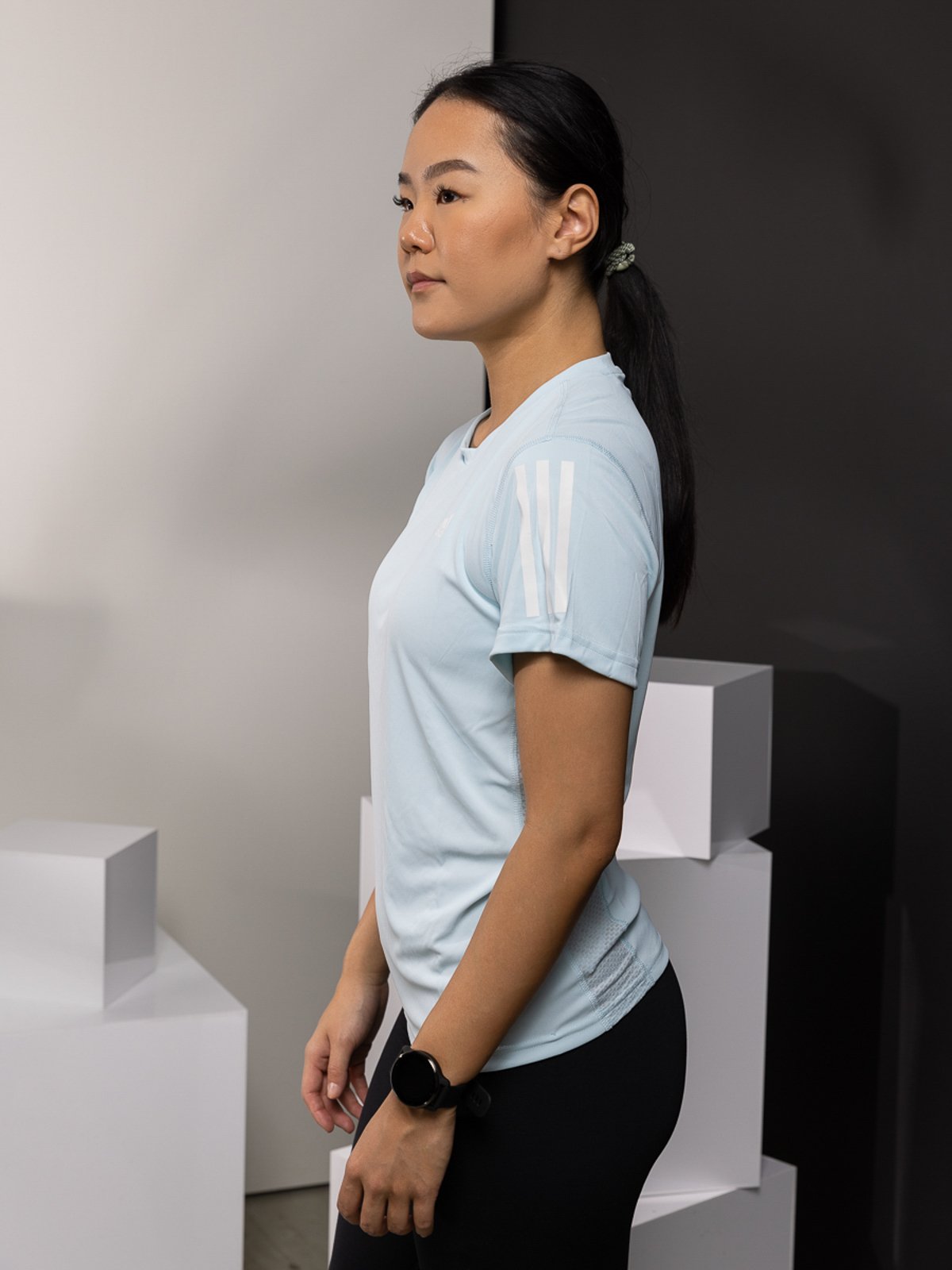 adidas Own The Run Tee Almost Blue