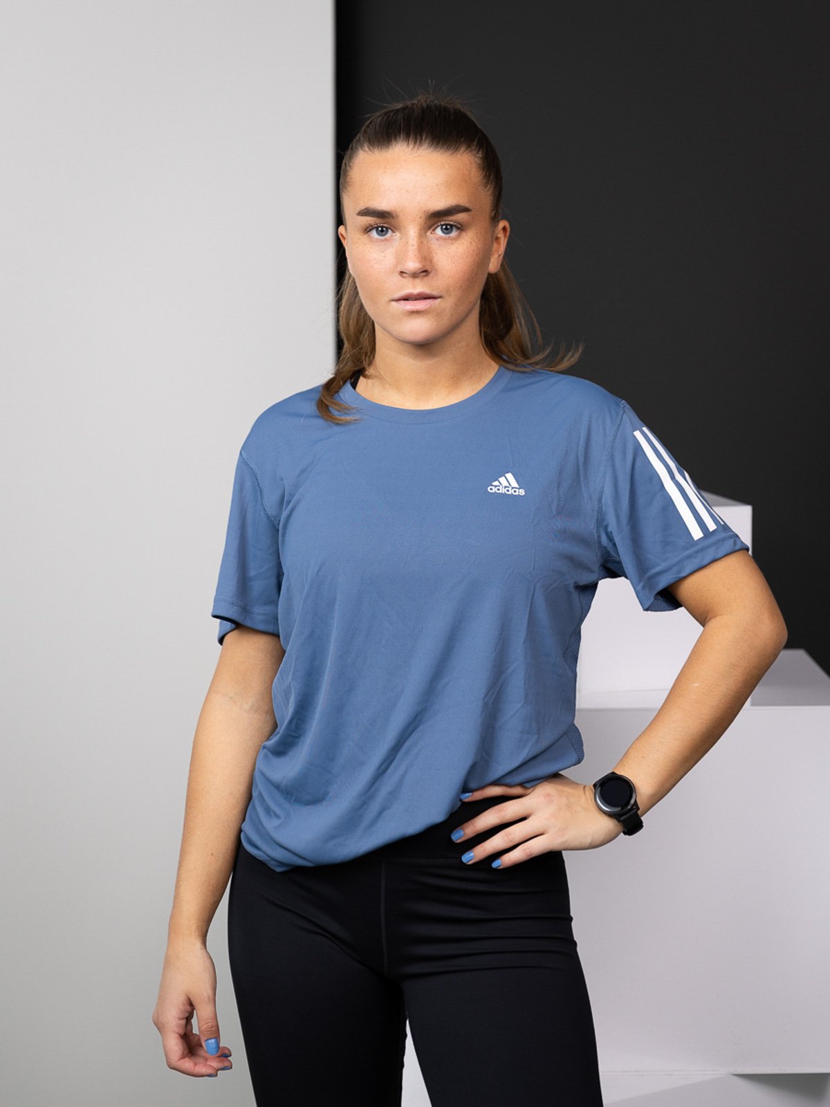 adidas Own The Run Tee Wonder Steel