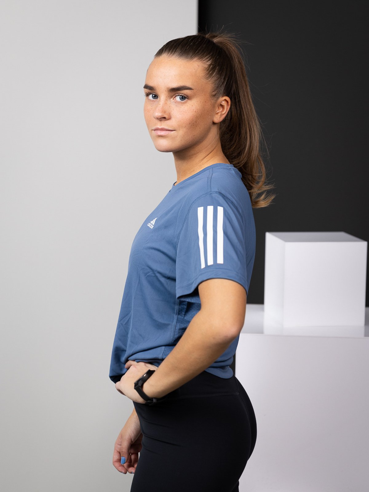 adidas Own The Run Tee Wonder Steel