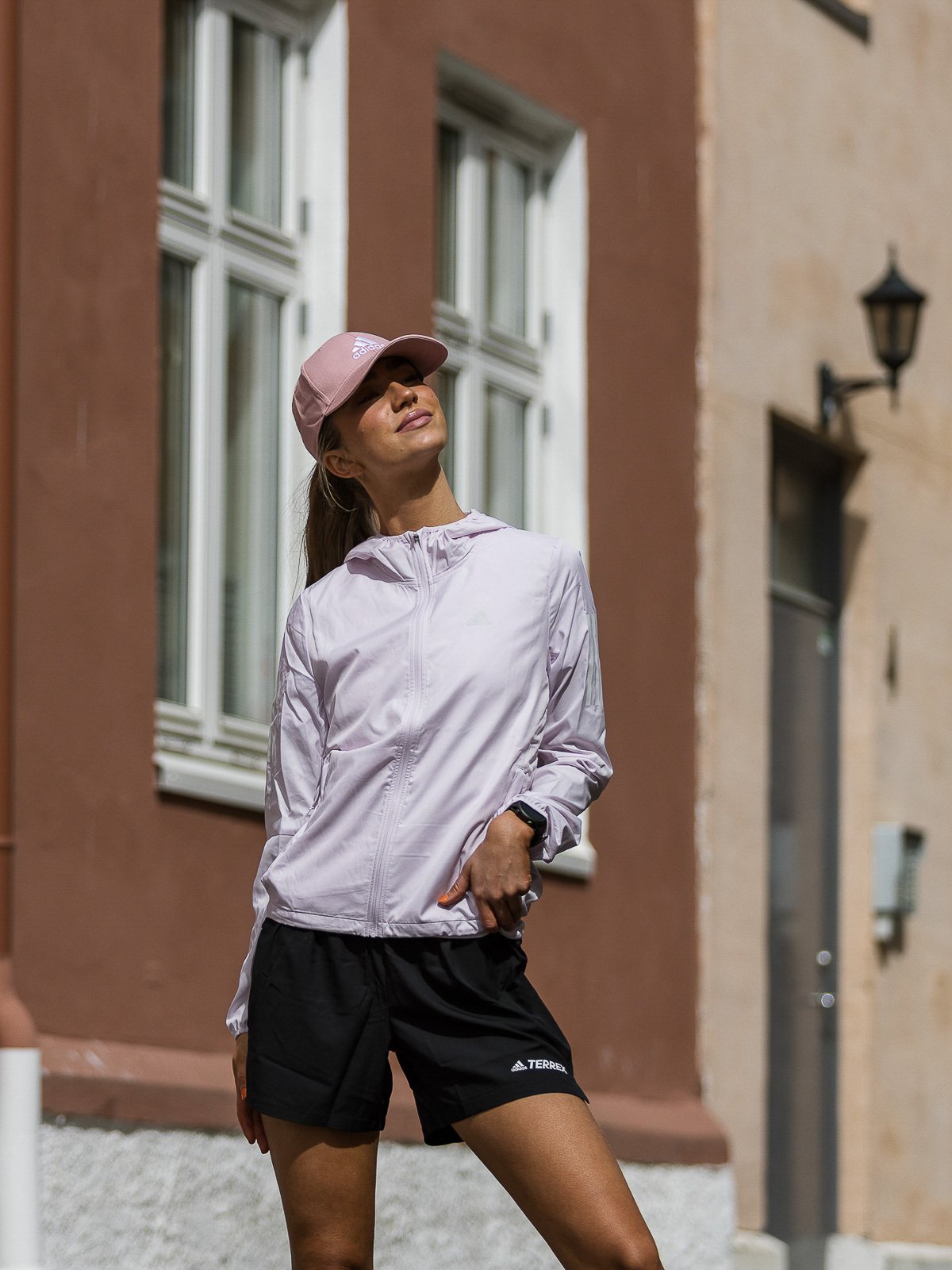 adidas Own The Run WindBraker Almost Pink