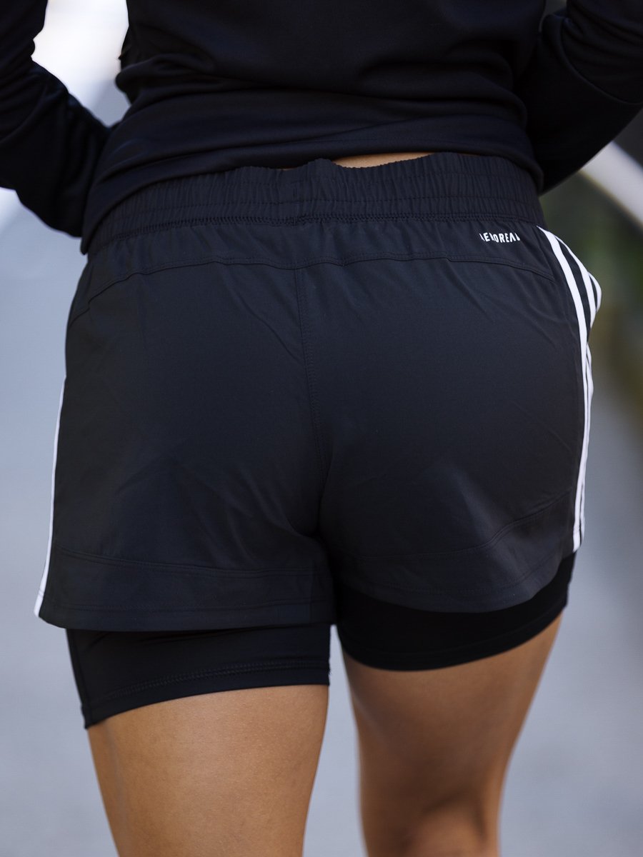 adidas Pacer 3-Stripes 2in1 Black / White