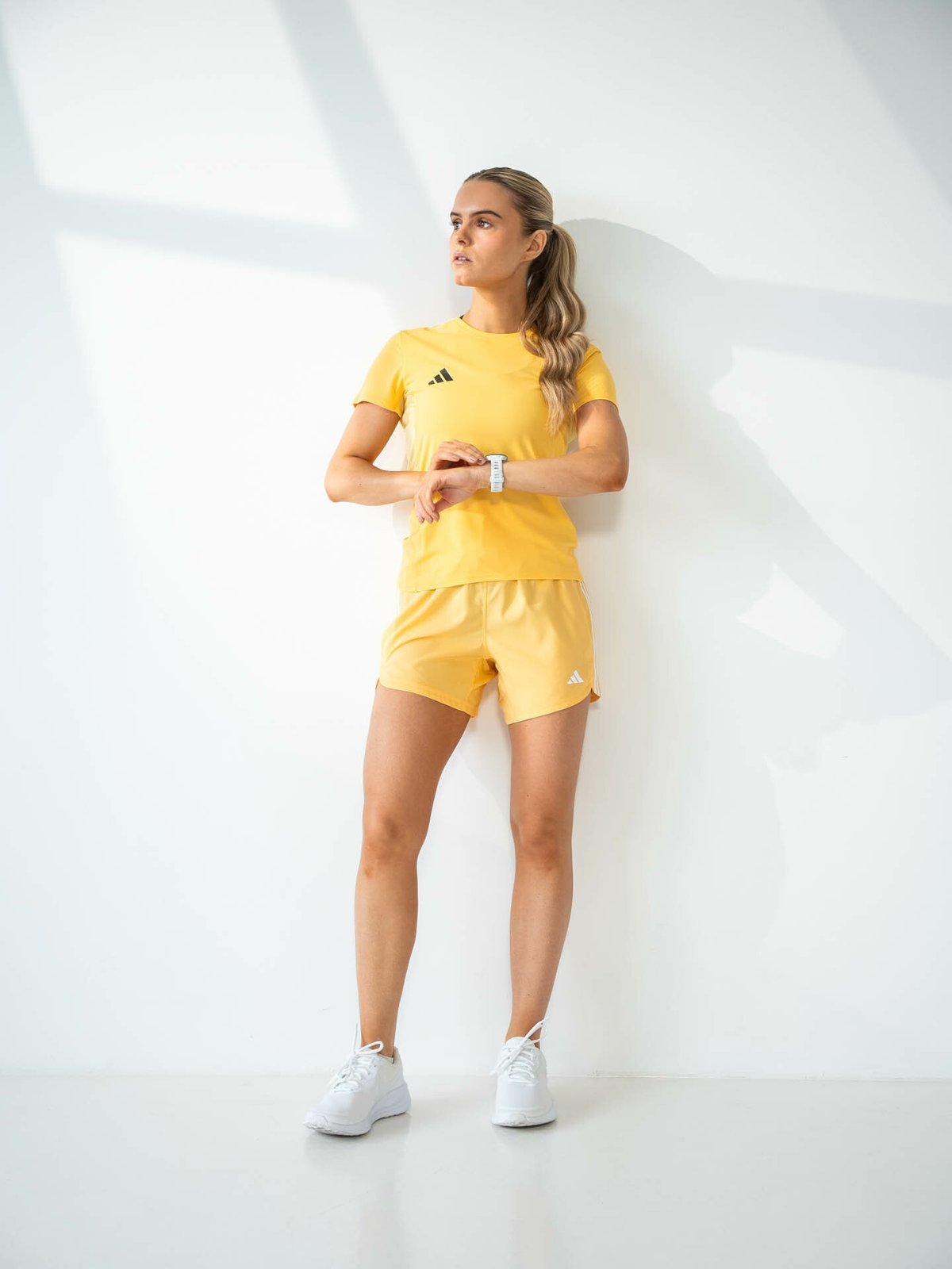 adidas Pacer Woven High Short Semi Spark / White