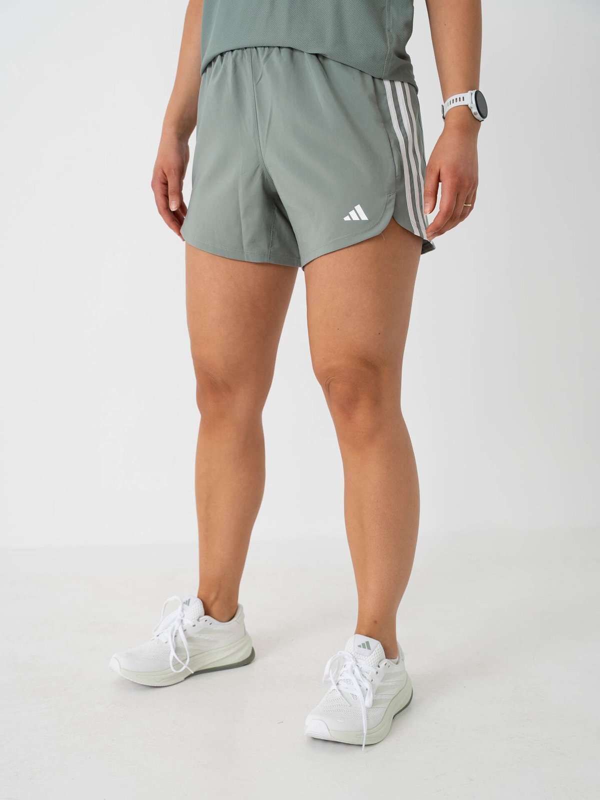 adidas Pacer Woven High Short Grønn
