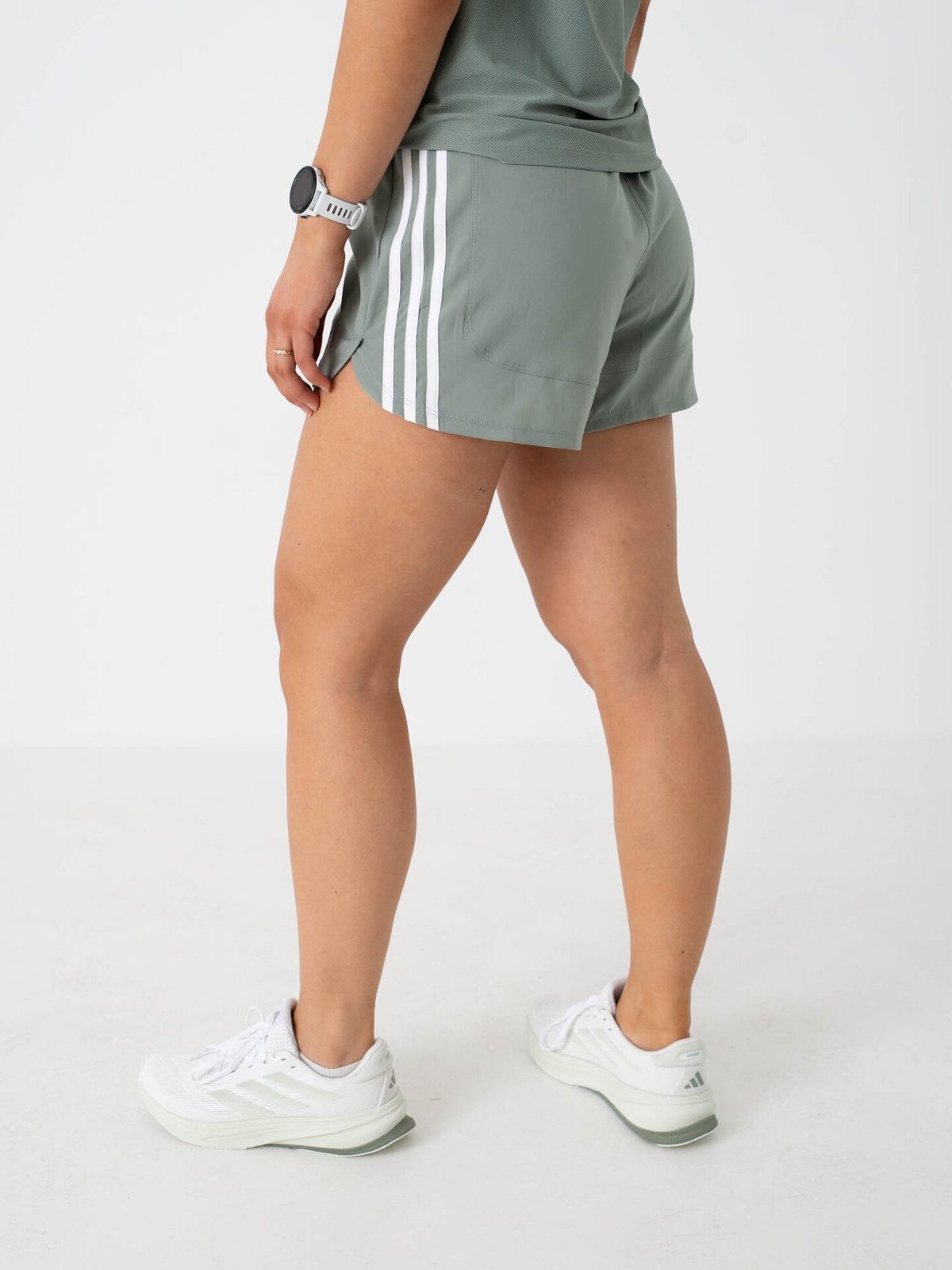 adidas Pacer Woven High Short Grønn
