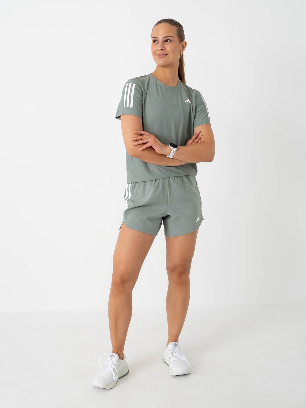 adidas Pacer Woven High Short Grønn