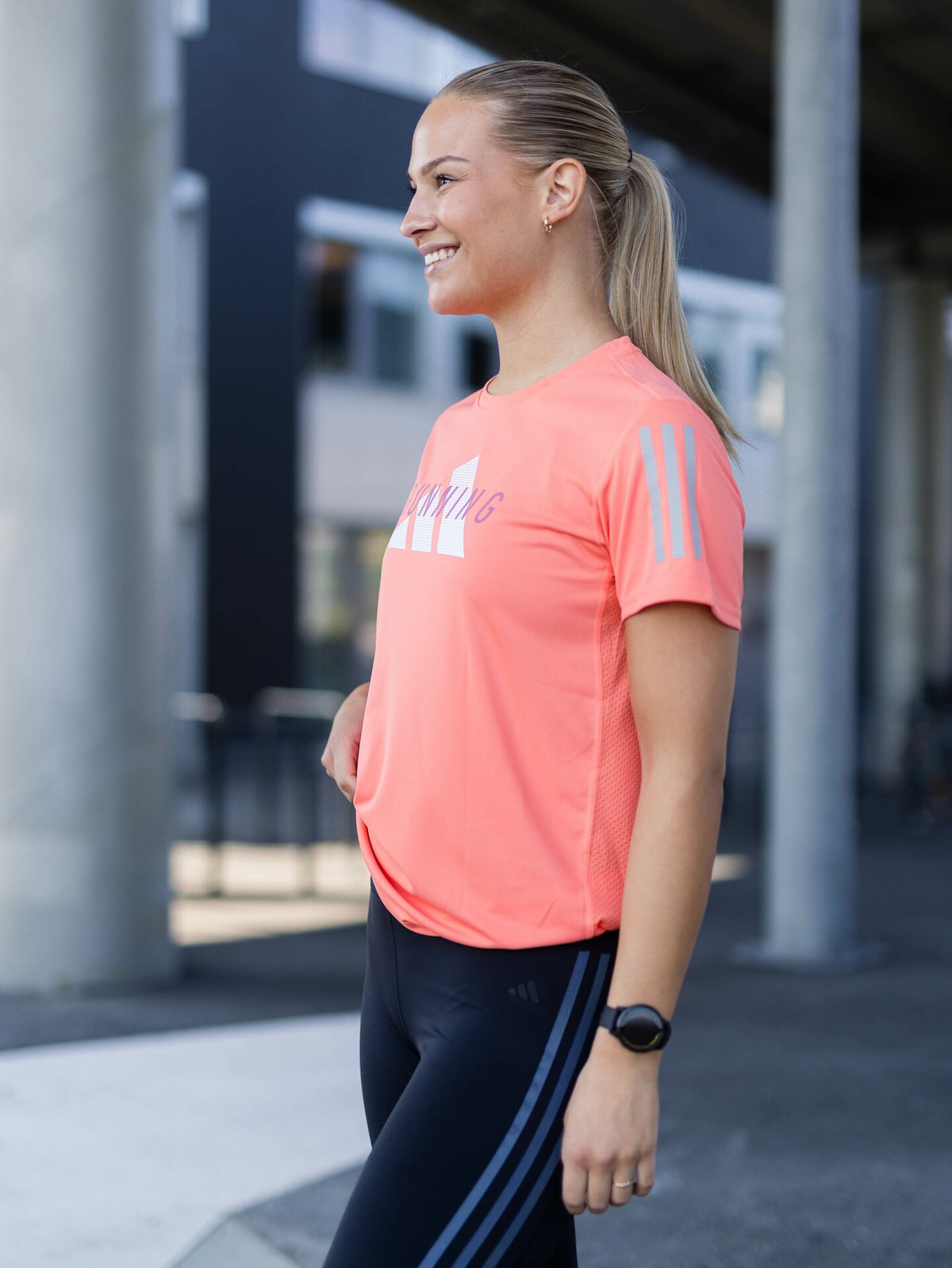 adidas Performance Running Tee Oransje
