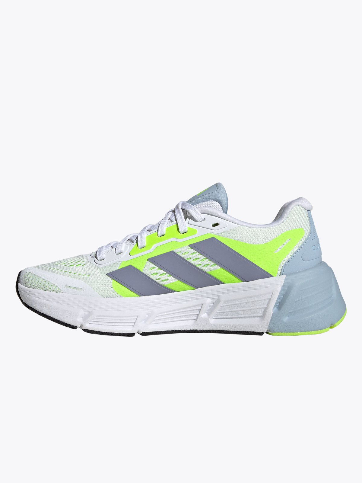 adidas Questar Cloud White / Silver Violet / Lucid Lemon