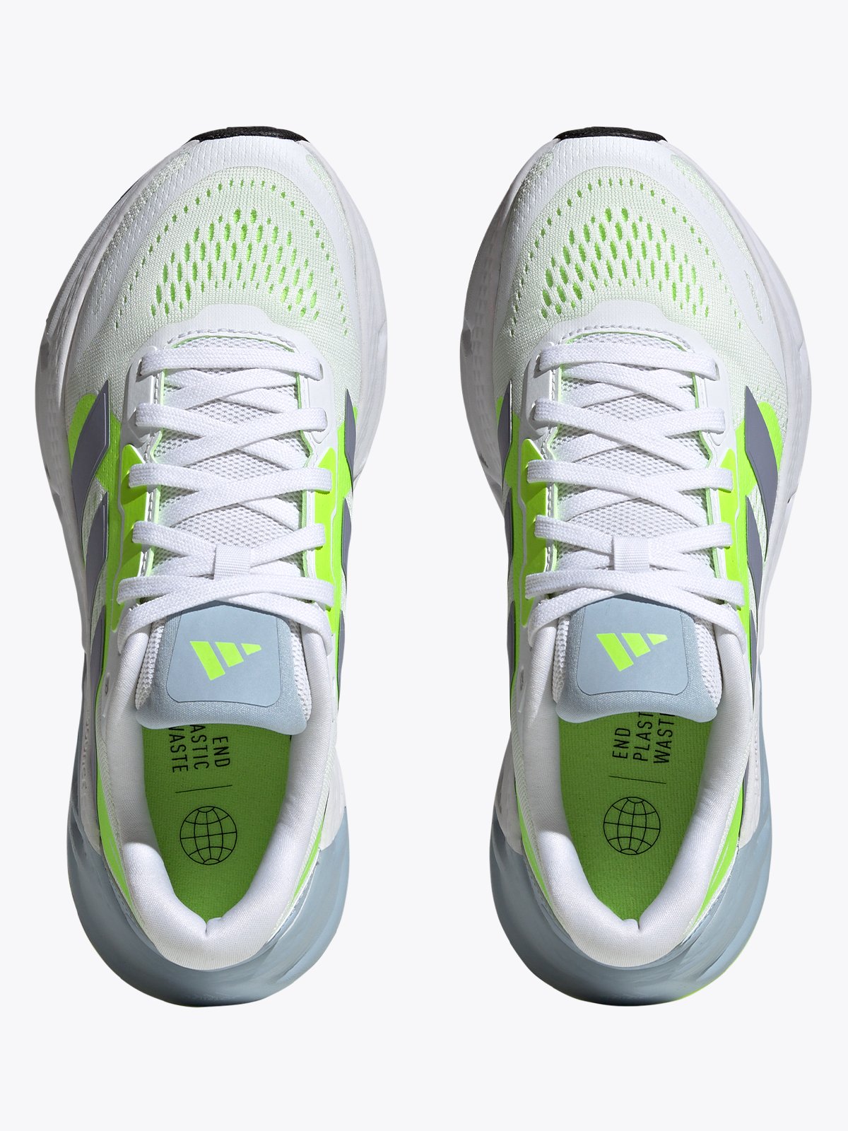 adidas Questar Cloud White / Silver Violet / Lucid Lemon