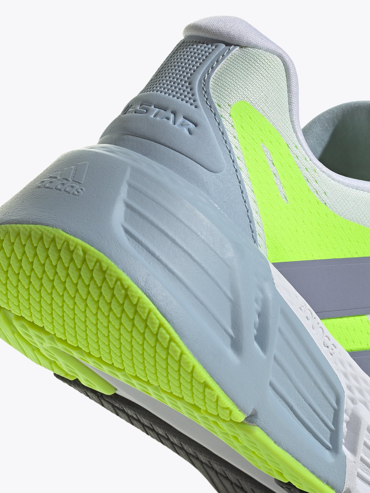 adidas Questar Cloud White / Silver Violet / Lucid Lemon