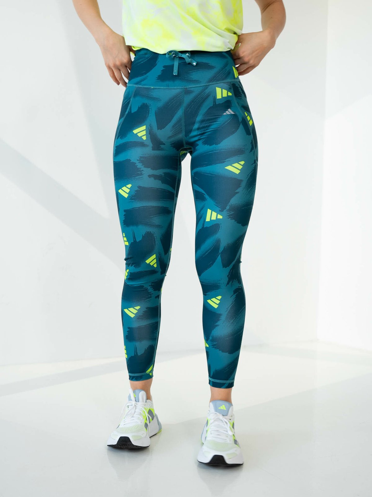 adidas Run Essentials All Over Print 7/8 Tights Arctic night