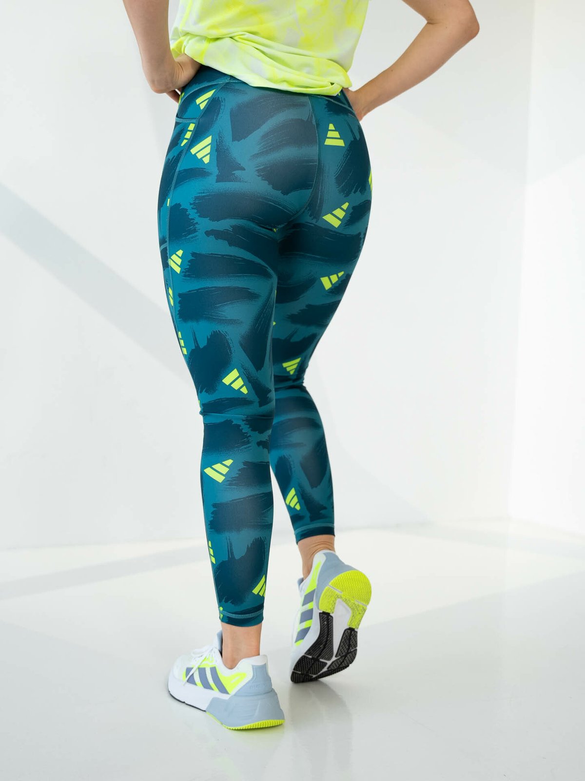 adidas Run Essentials All Over Print 7/8 Tights Arctic night