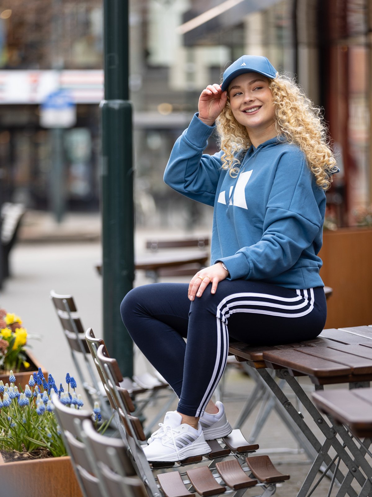 adidas Satin Baseball Cap Altered Blue