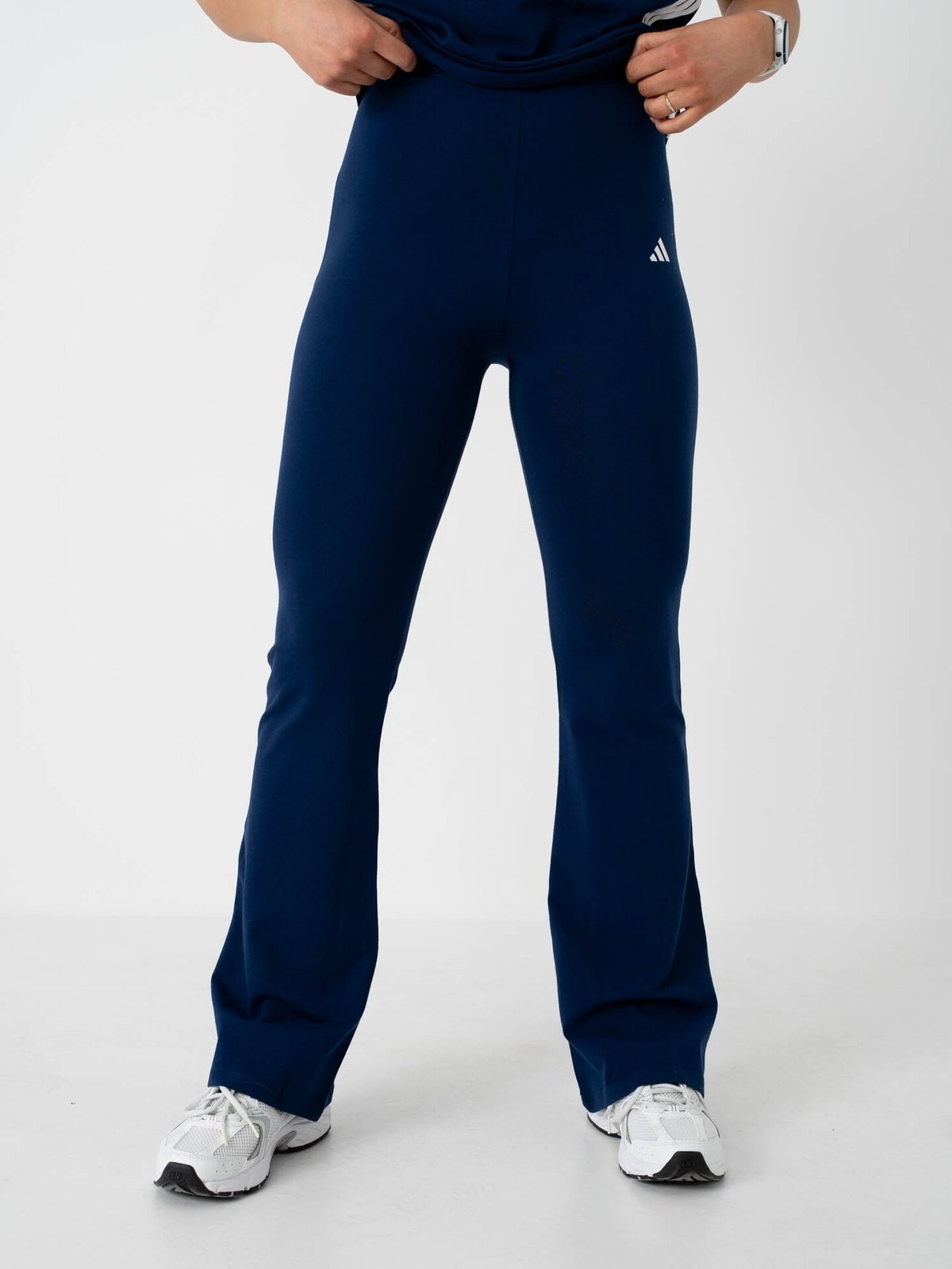 adidas Small Logo SJ Flare Leggings Blå