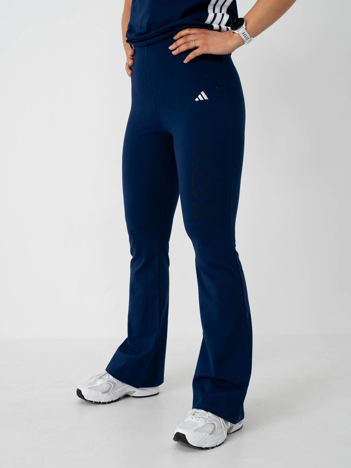 adidas Small Logo SJ Flare Leggings Blå