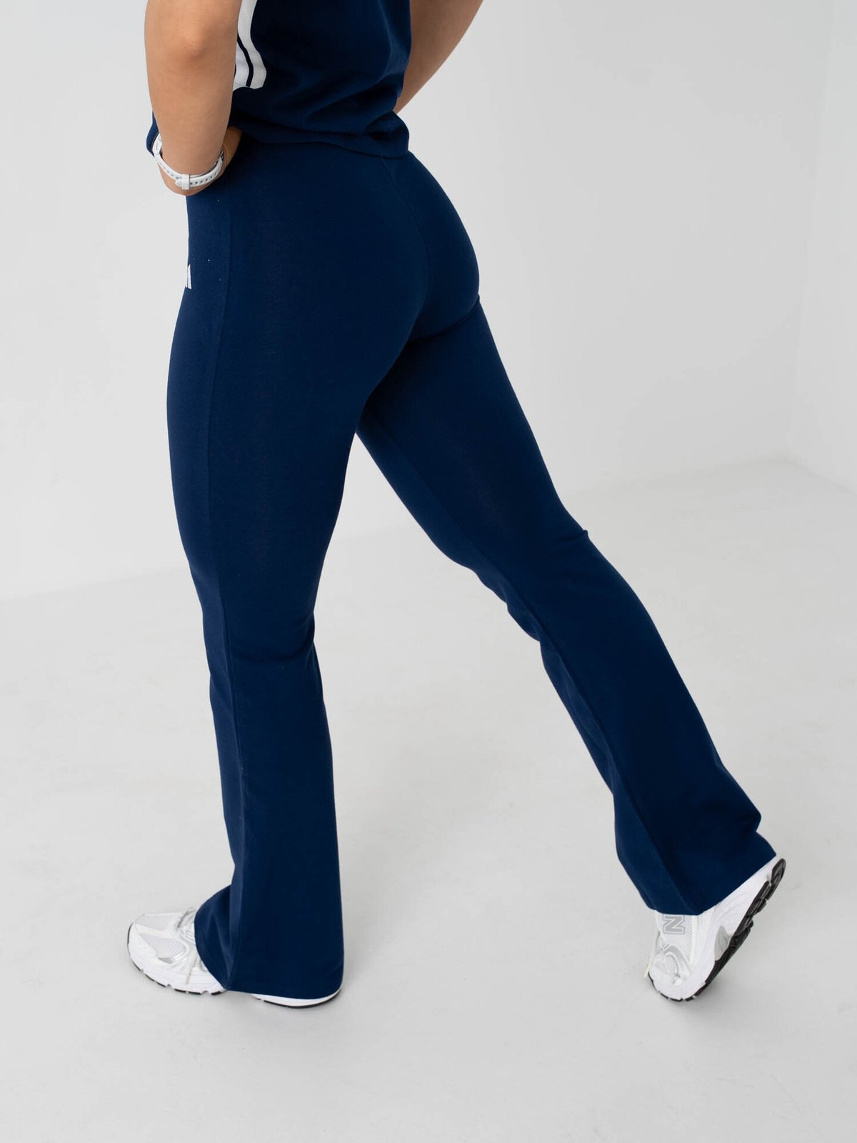 adidas Small Logo SJ Flare Leggings Blå