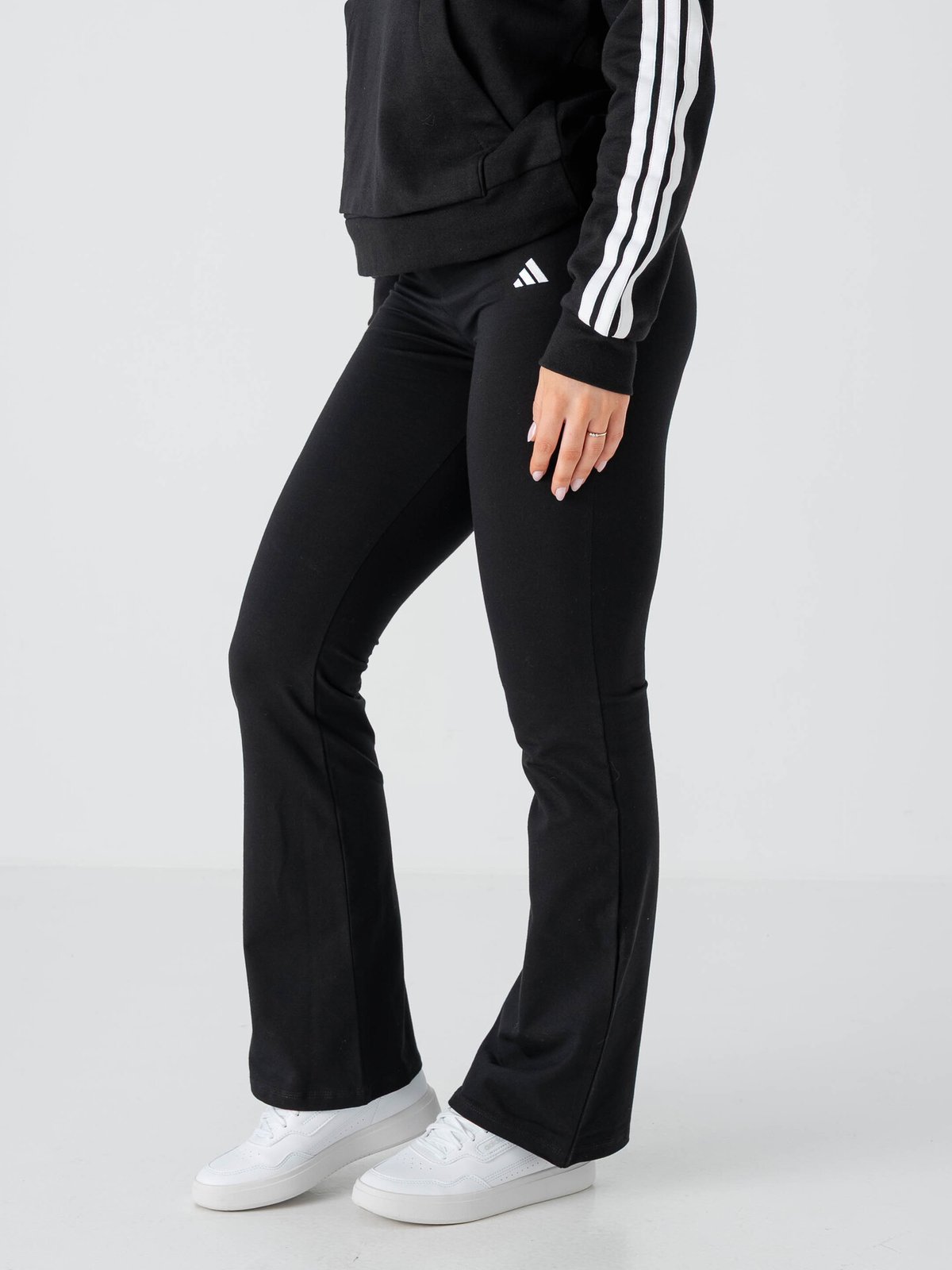 adidas Small Logo SJ Flare Leggings Black / White