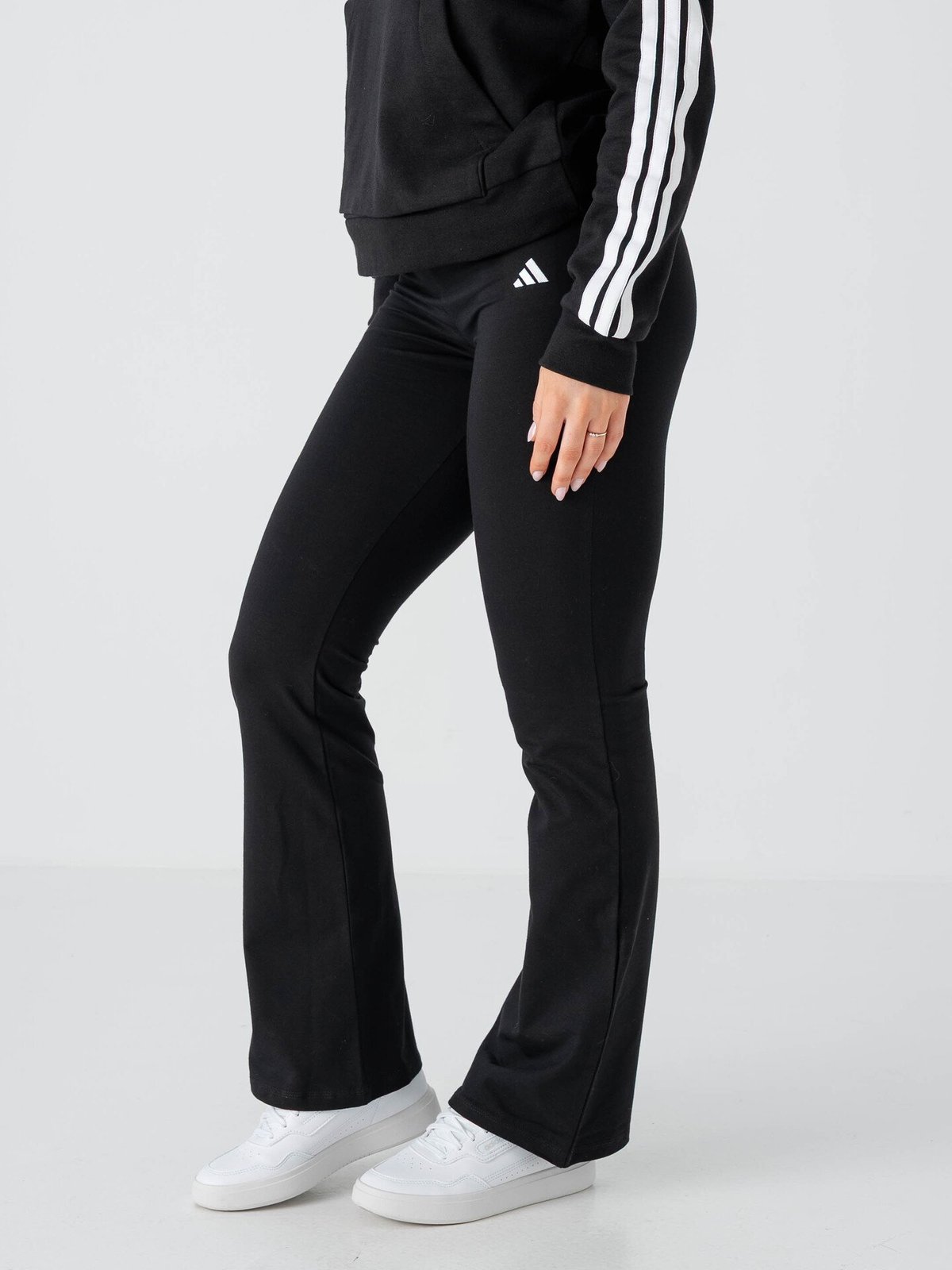 adidas Small Logo SJ Flare Leggings Black / White