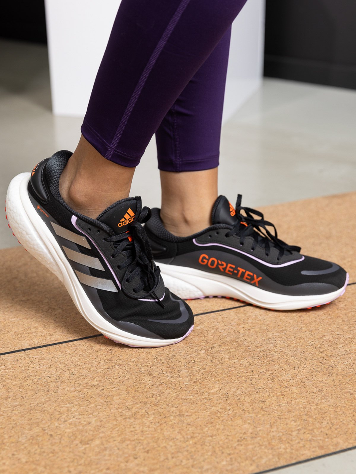 adidas Supernova GTX Core Black/ Silver Metallic / Impora