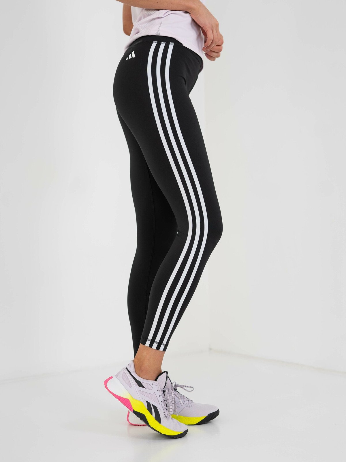 adidas TE 3-Stripes 7/8 Tight Black