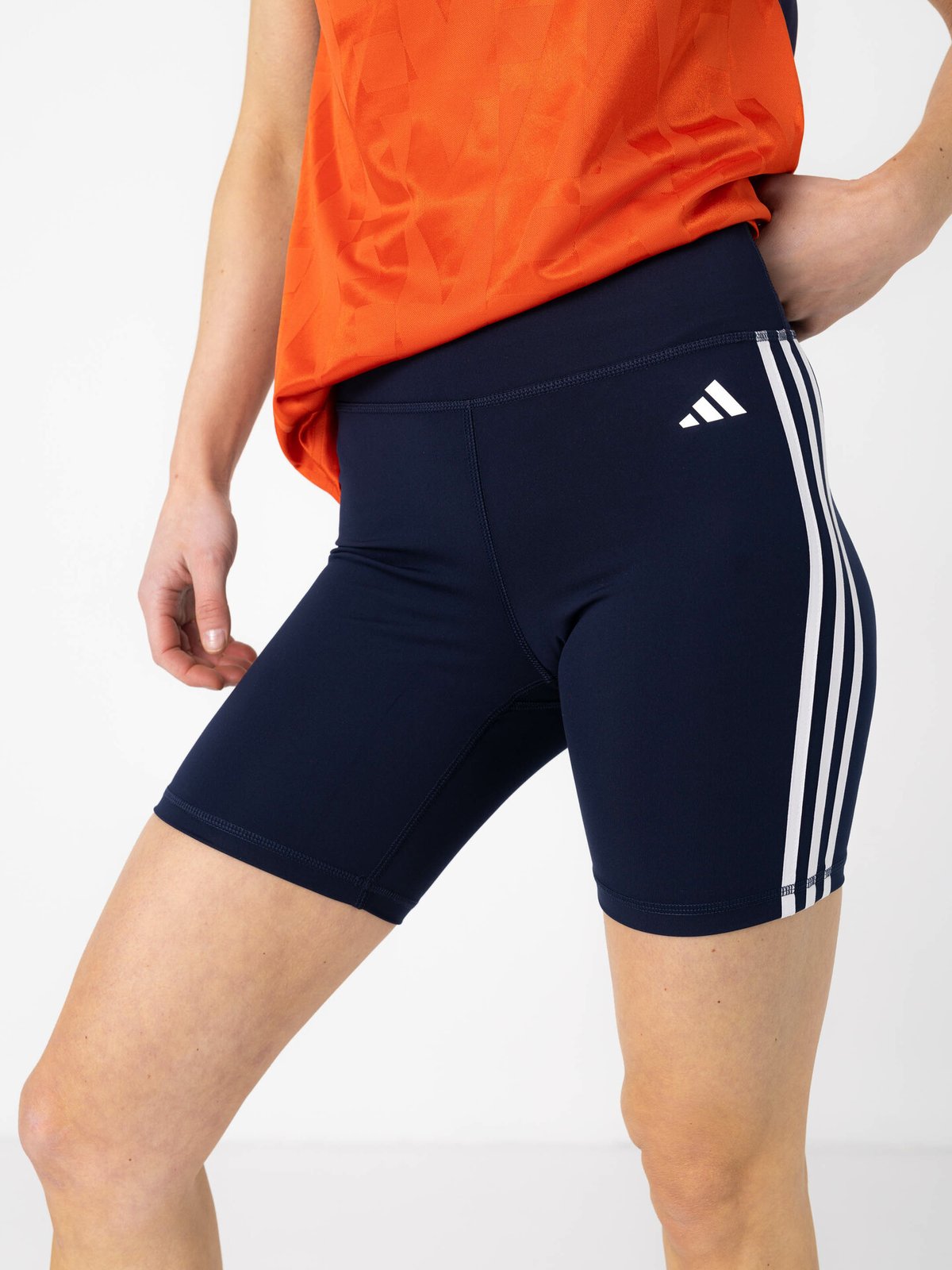 adidas Training Essentials 3-Stripes Bike Short Blå