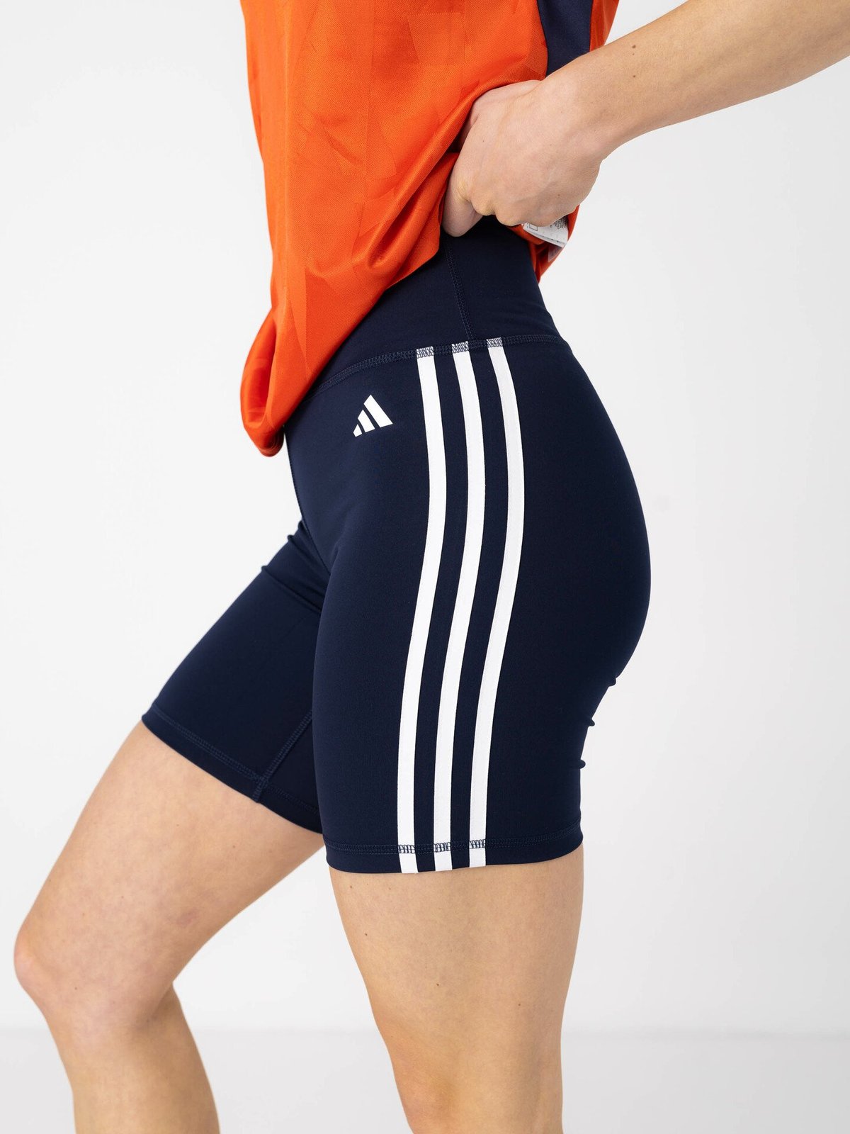 adidas Training Essentials 3-Stripes Bike Short Blå