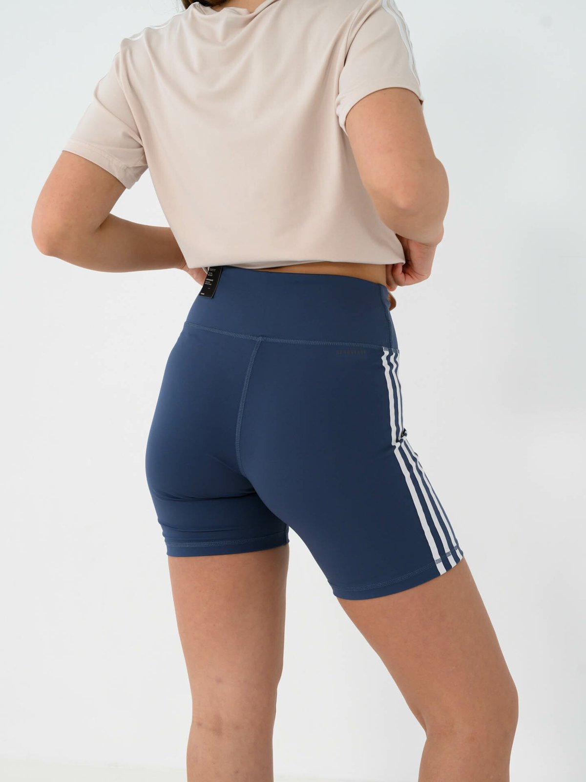 adidas Training Essentials 3-Stripes Bike Short Blå