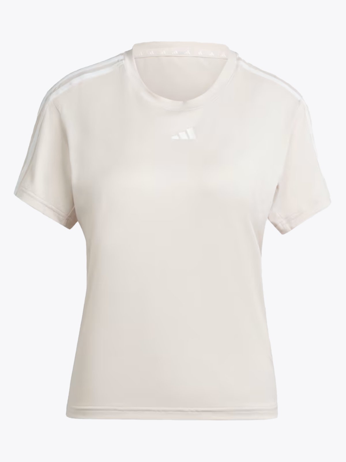 adidas Training Essential 3-Stripes Tee Putty Mauve S24 / White