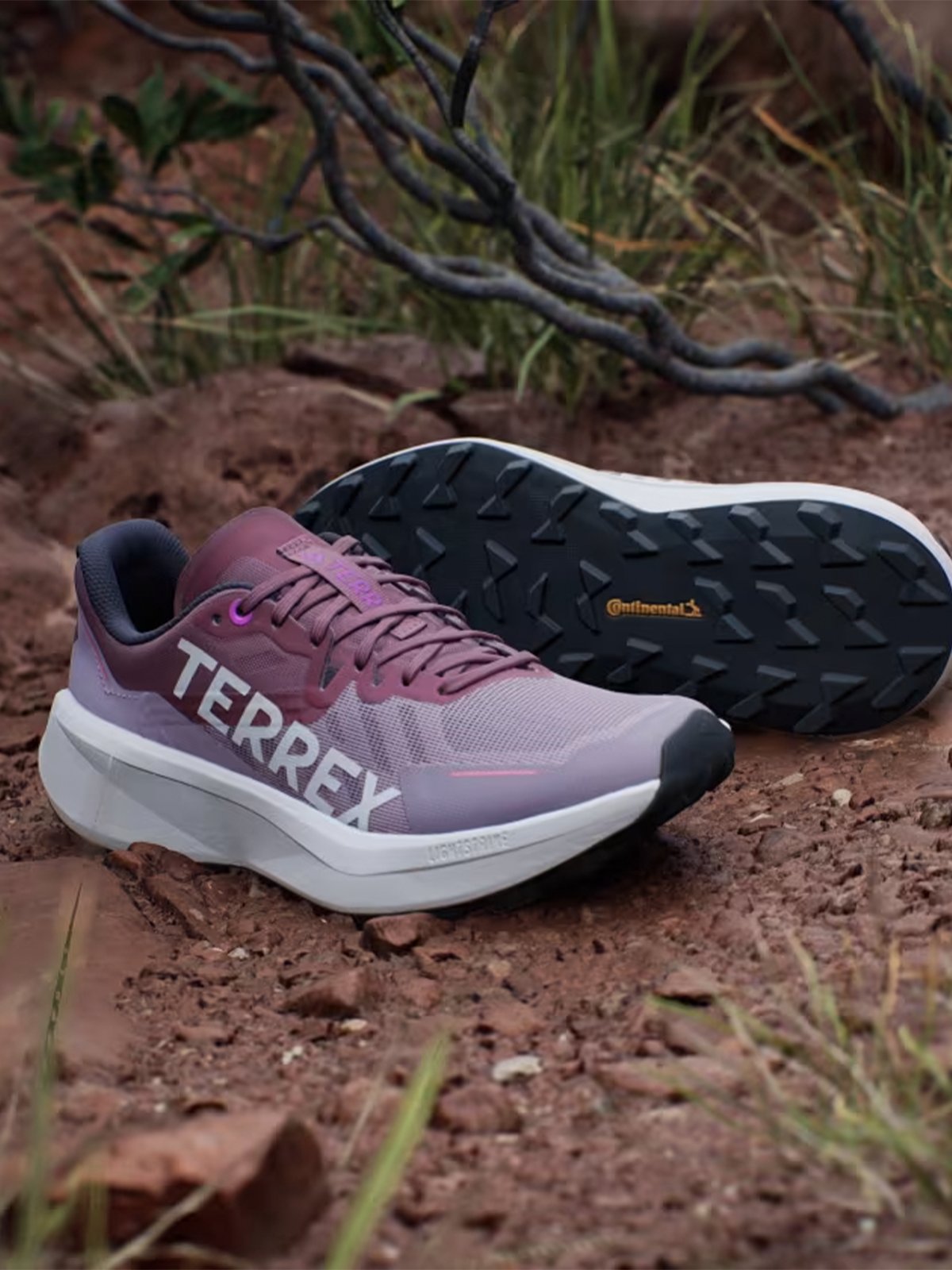 adidas Terrex Agravic 3 Preloved Fig / Grey One / Pink Fusion