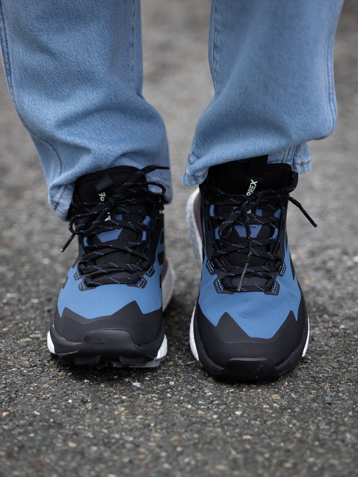 adidas Terrex Free Hiker 2 GTX Wonder Steel / Core Black / Linen Green