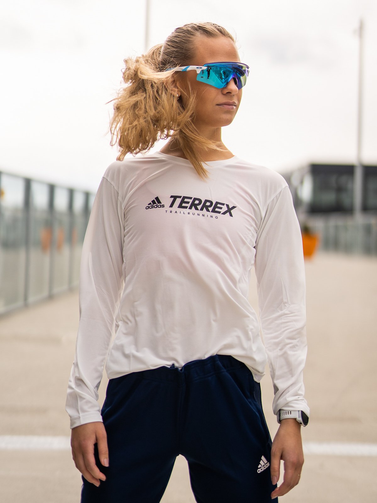 adidas Terrex Trail Long Sleeve White