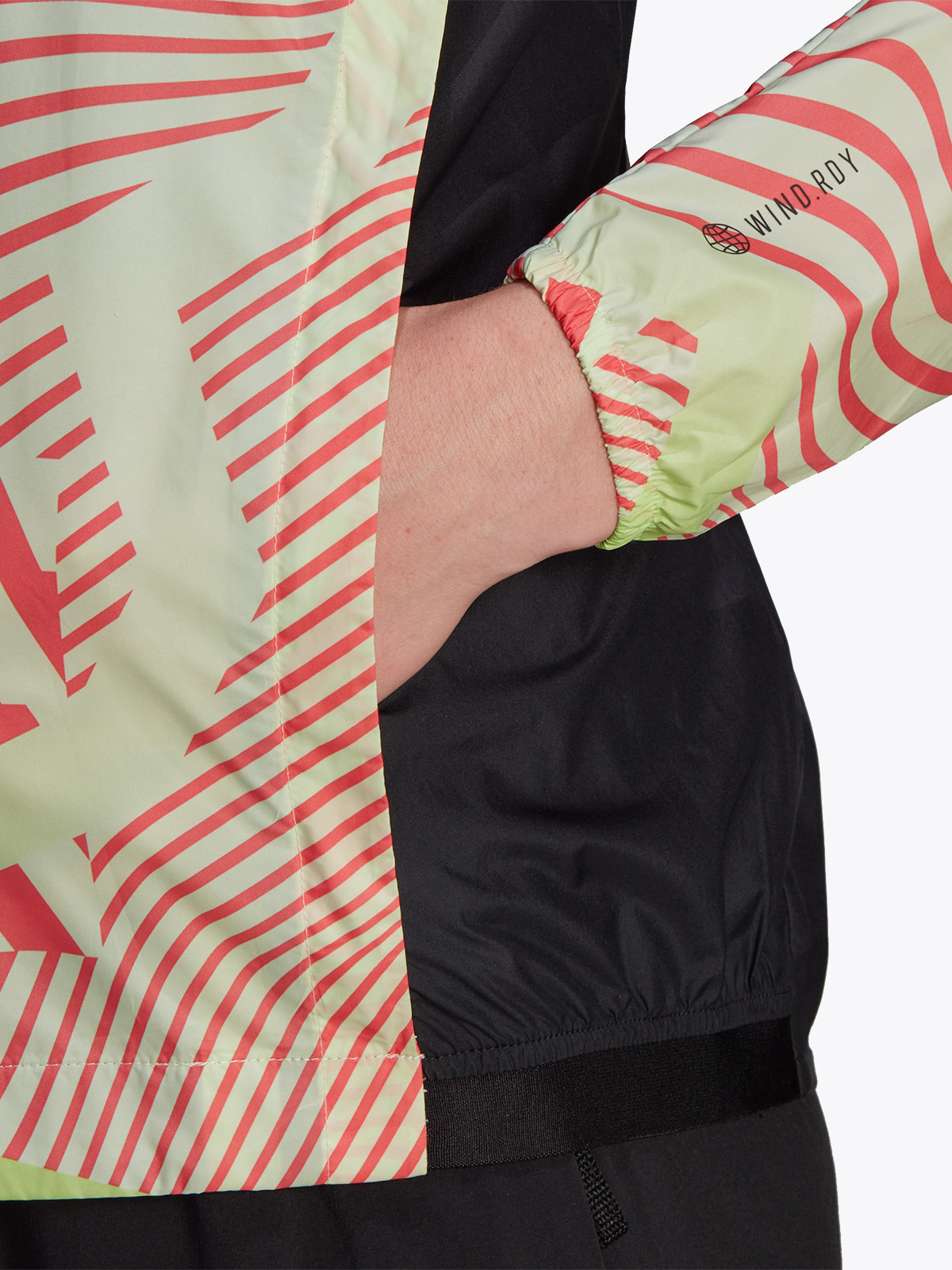 adidas Terrex Trail Wind Jacket Almost Lime / Black