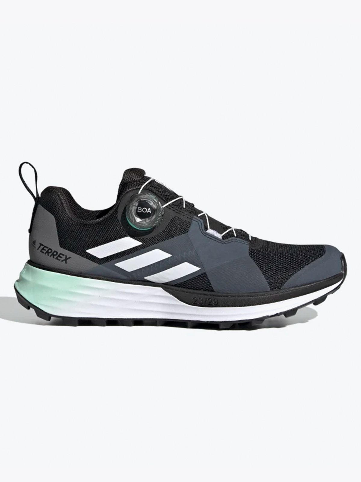 adidas Terrex Two Boa Core Black / Crystal White / Acid Mint