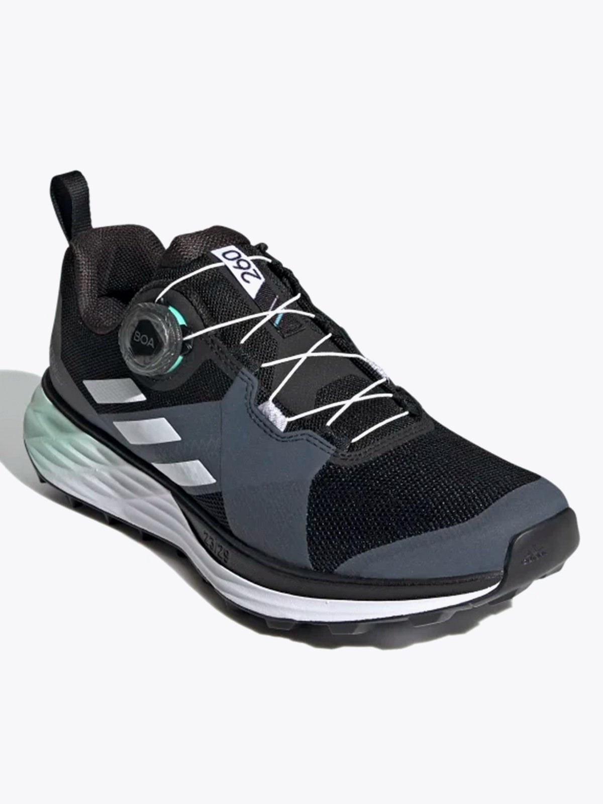 adidas Terrex Two Boa Core Black / Crystal White / Acid Mint