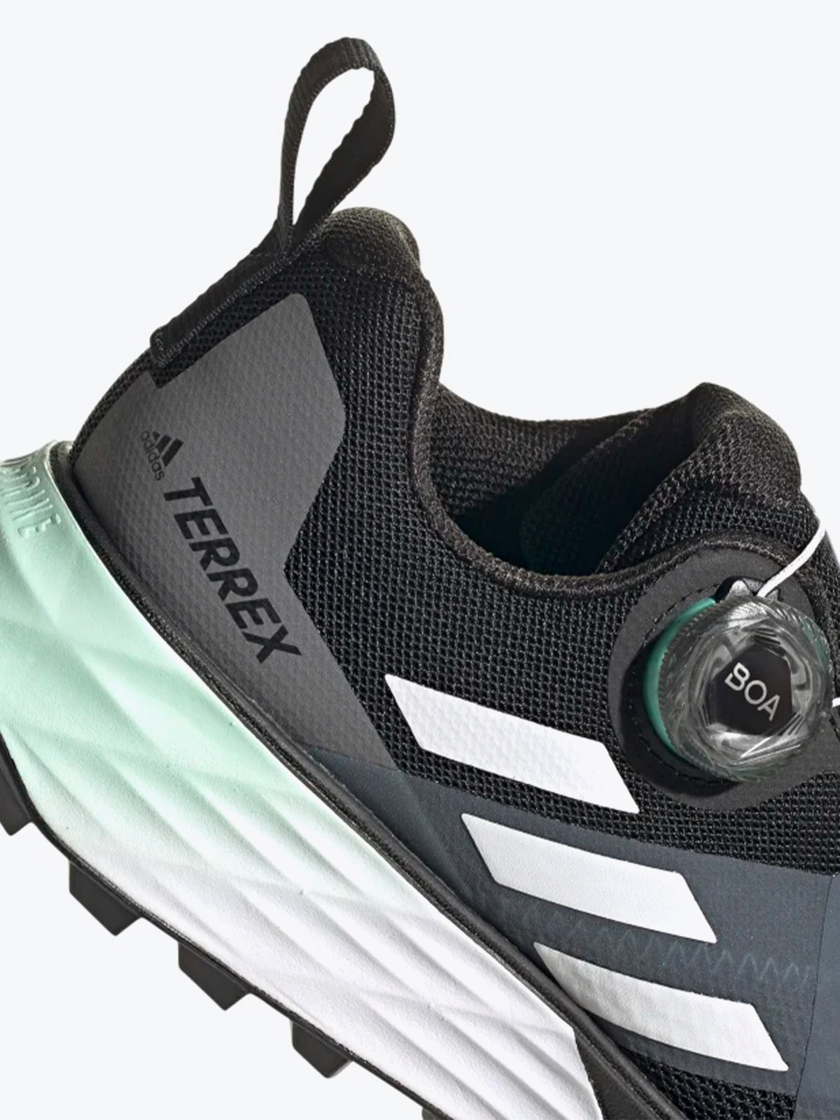 adidas Terrex Two Boa Core Black / Crystal White / Acid Mint