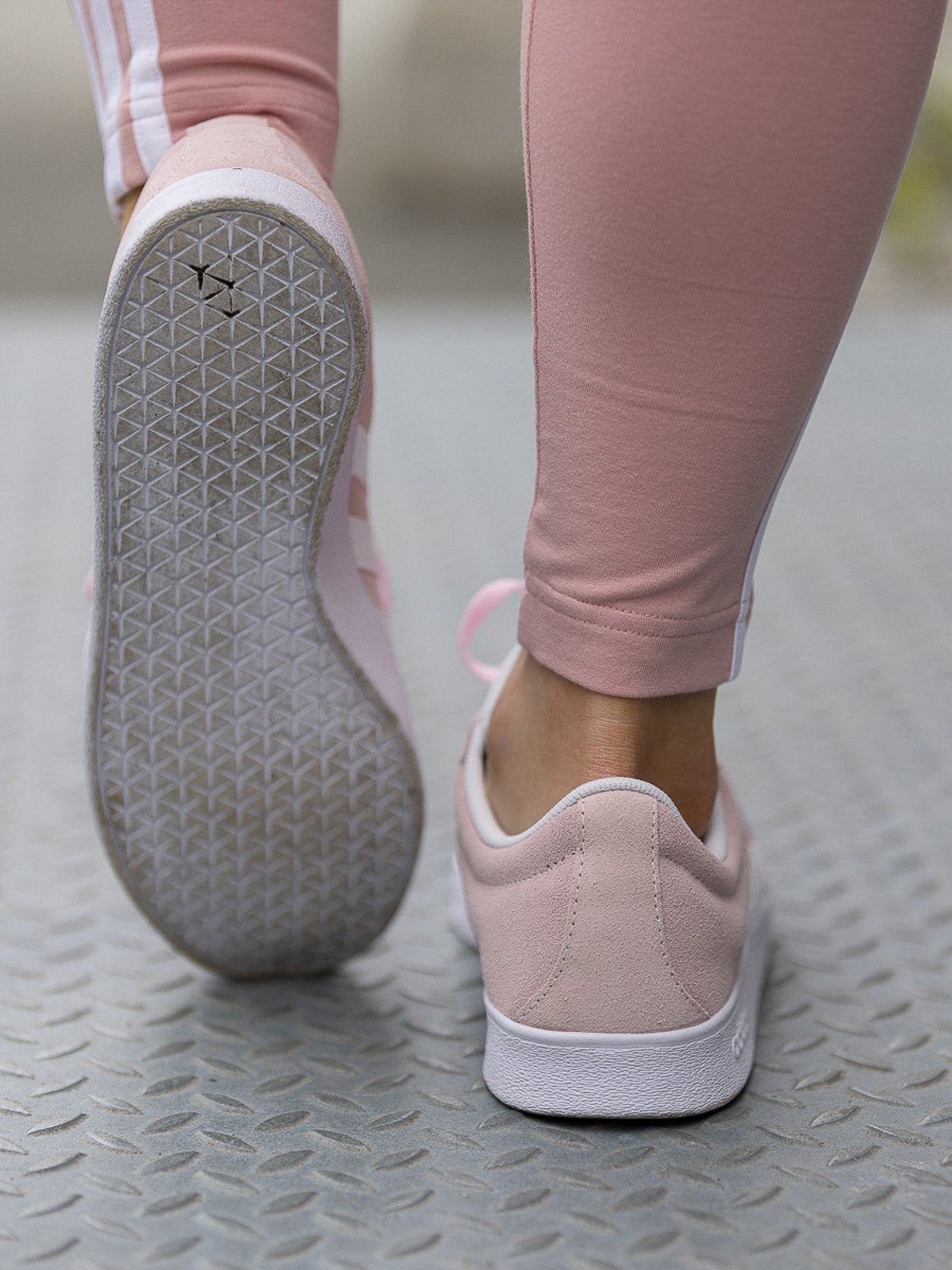 adidas VL Court 2.0 Clear Pink / Cloud White / Grey Five