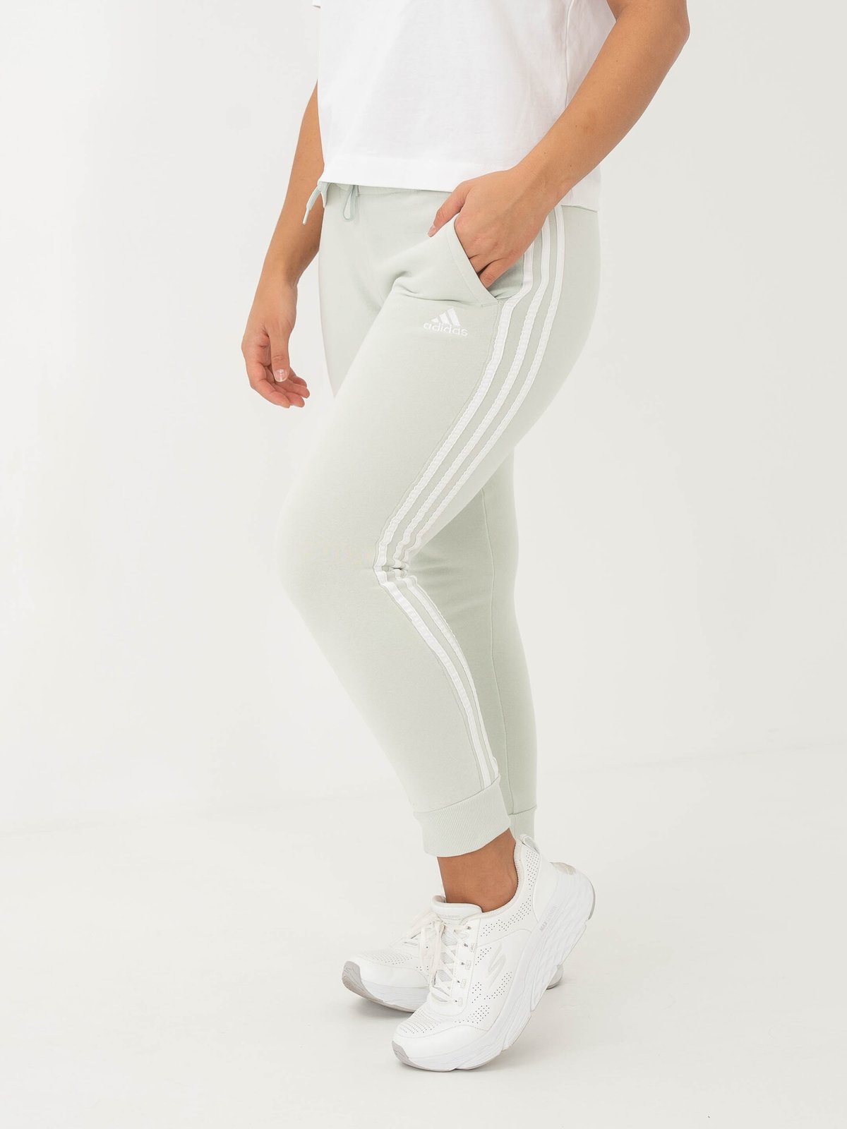 adidas 3-Stripes Fleece Pant Grønn