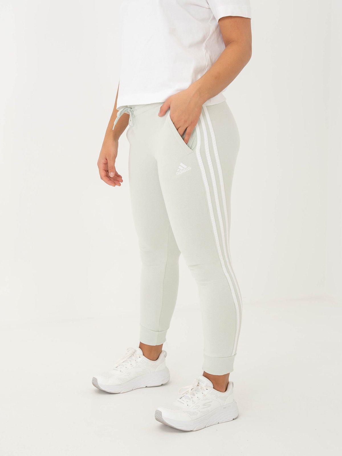 adidas 3-Stripes Fleece Pant Grønn