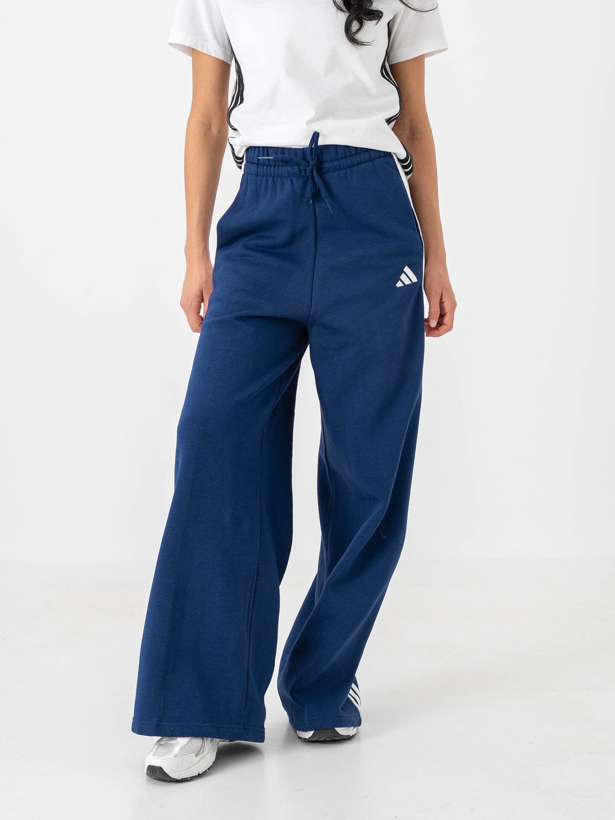 adidas 3-Stripes Fleece Pant Blå