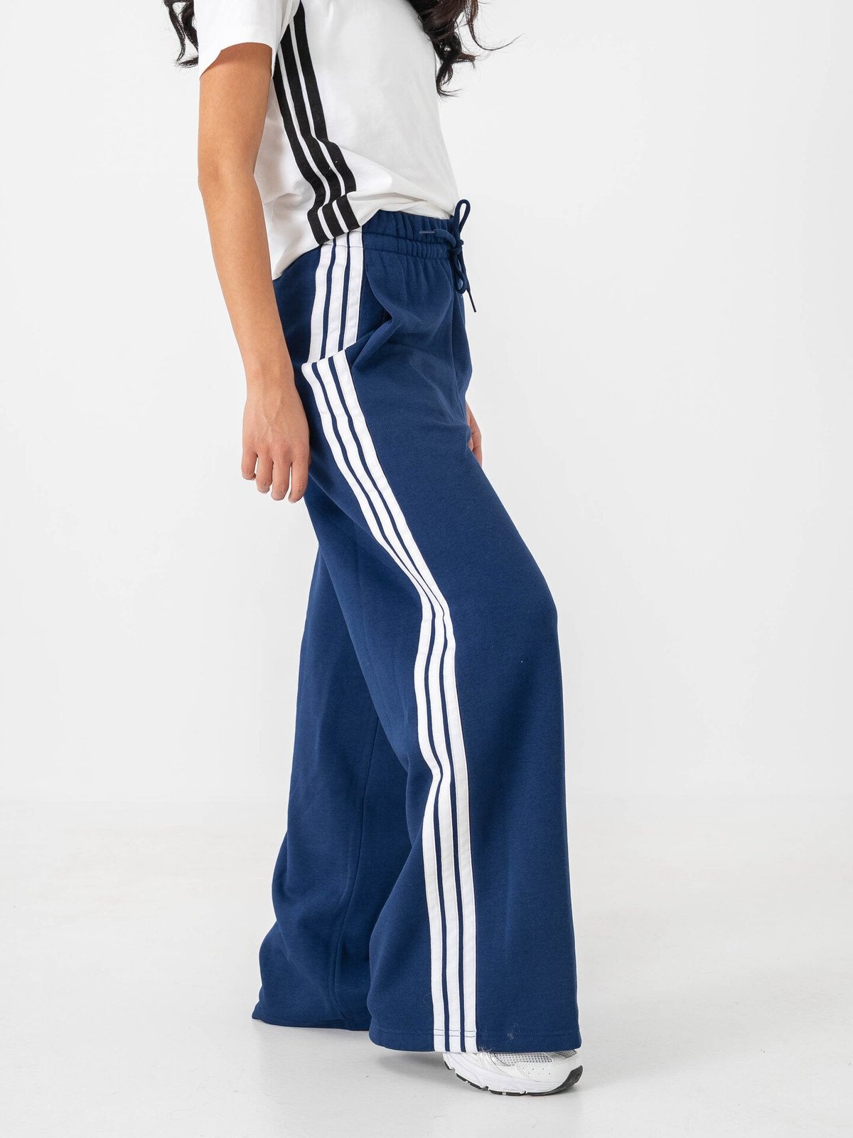 adidas 3-Stripes Fleece Pant Blå