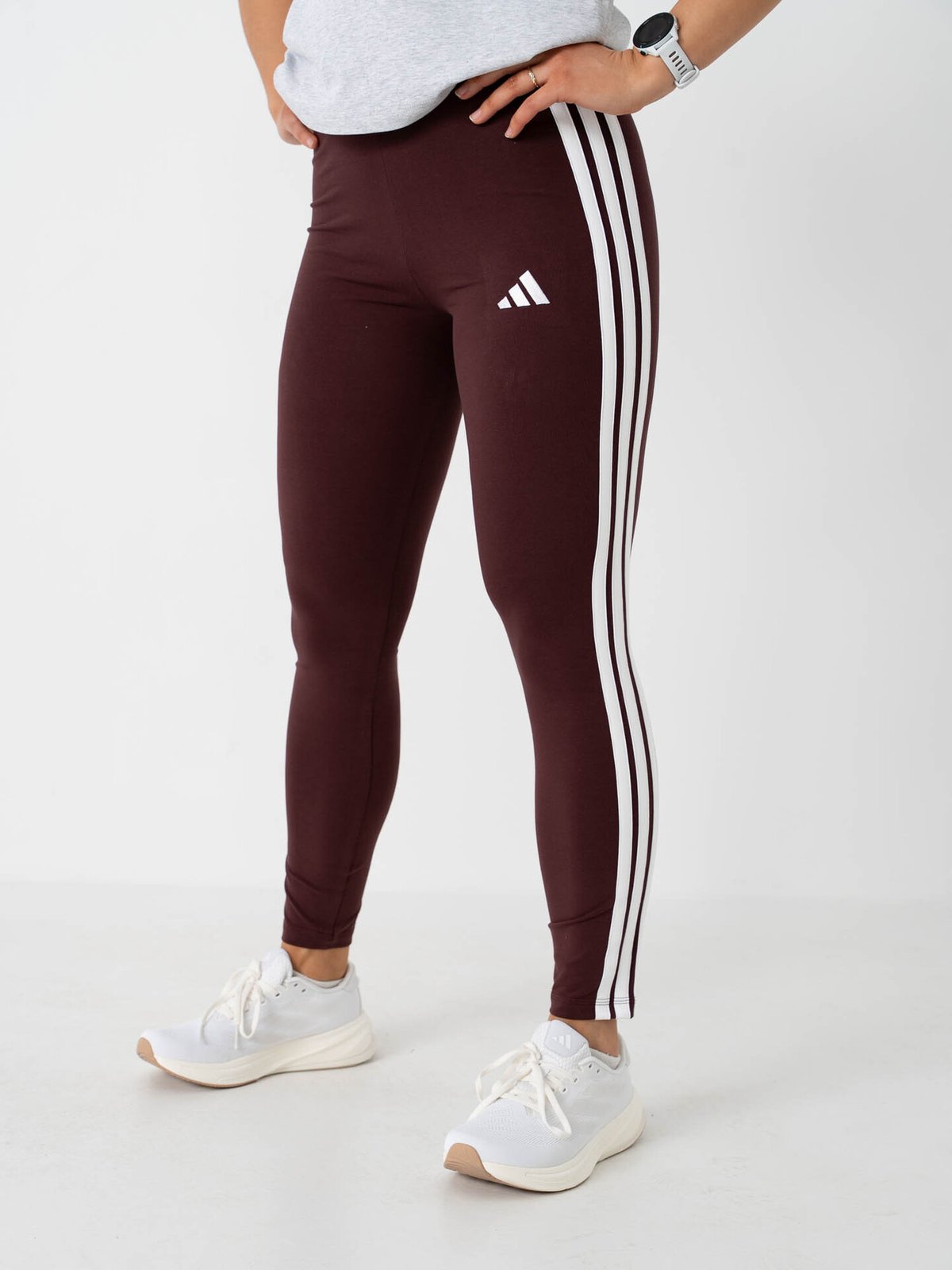 adidas 3-Stripes SJ Leggings Rød