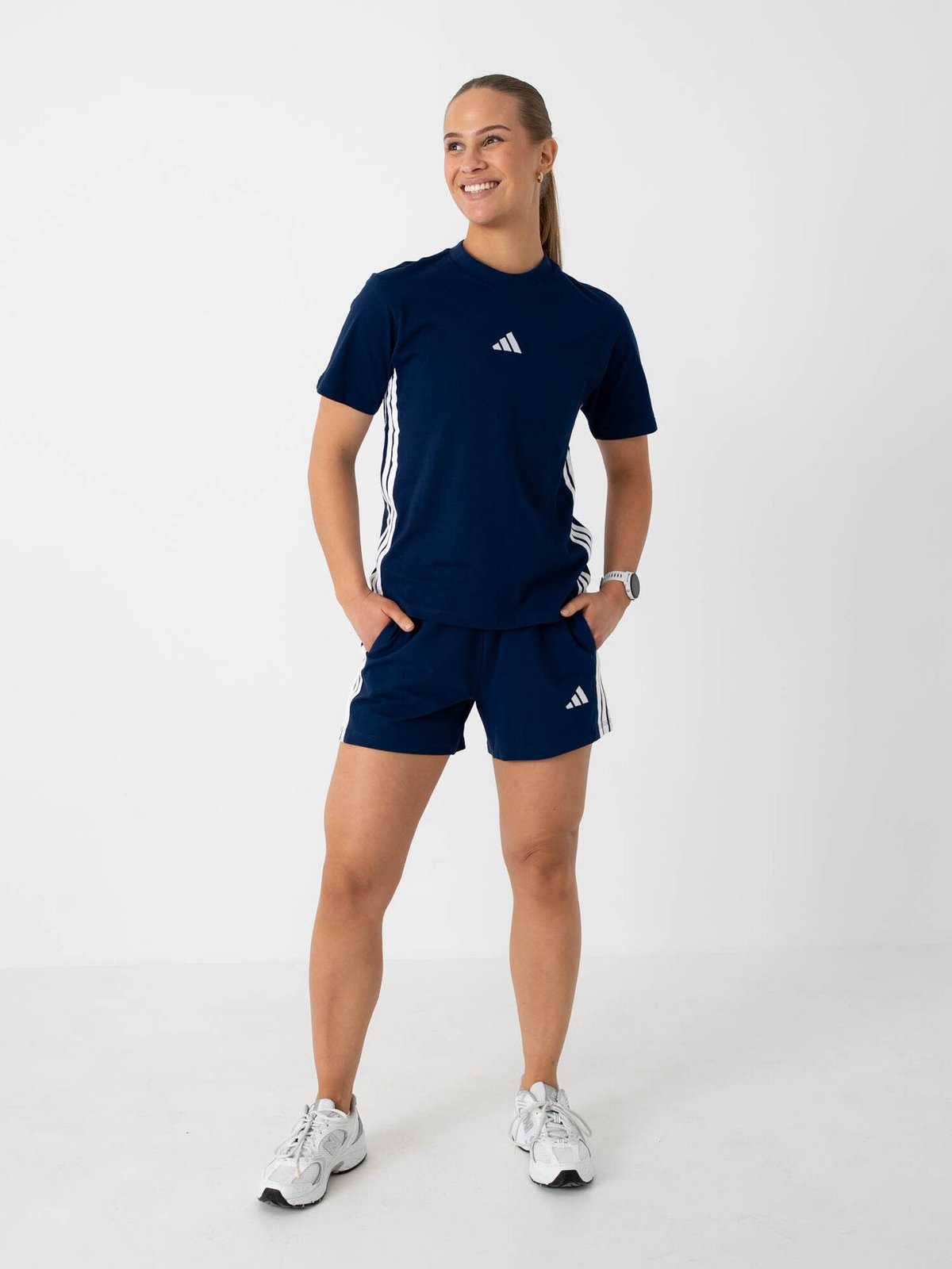 adidas 3-Stripes SJ Shorts Blå