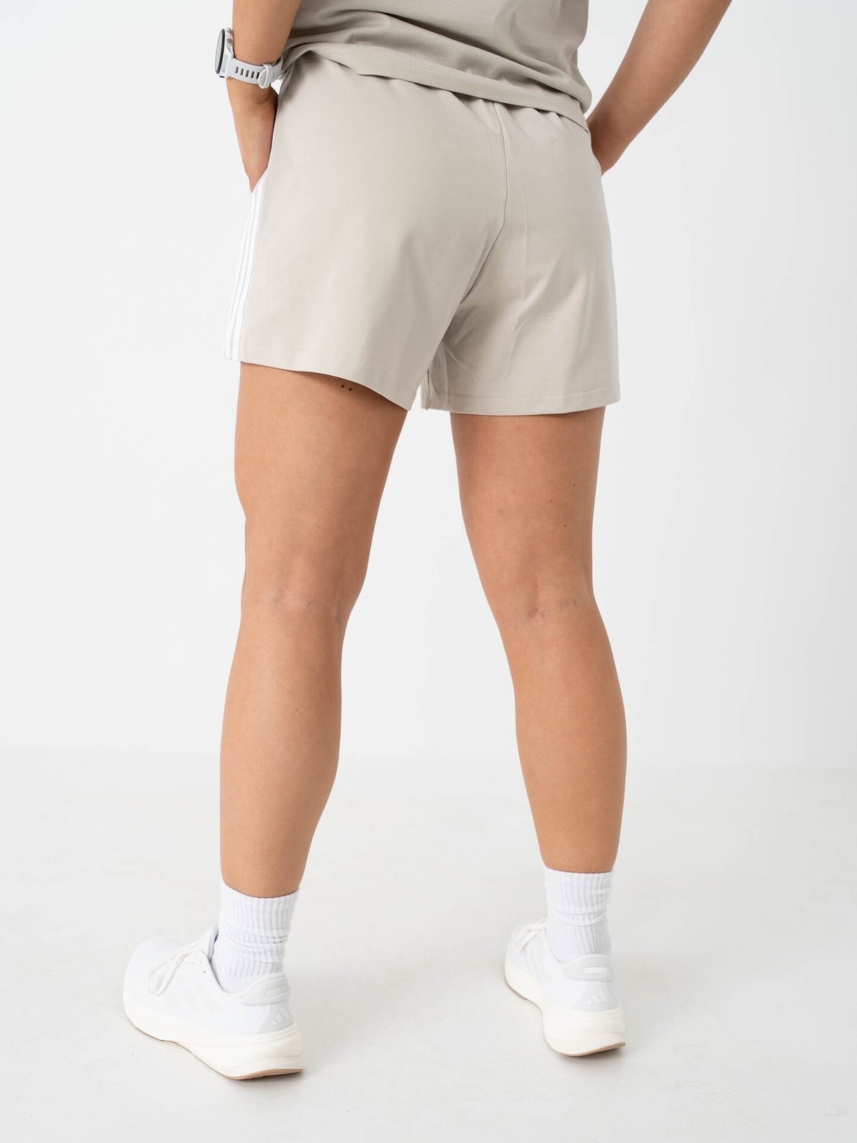 adidas 3-Stripes SJ Shorts Beige