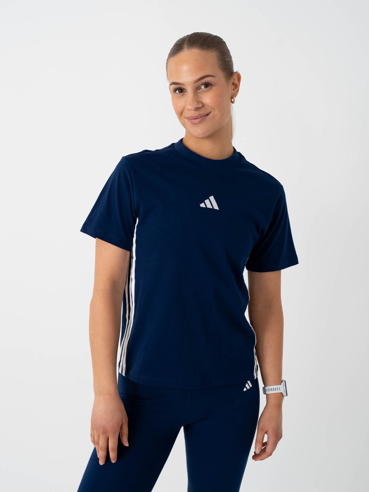adidas 3-Stripes SJ Tee Blå
