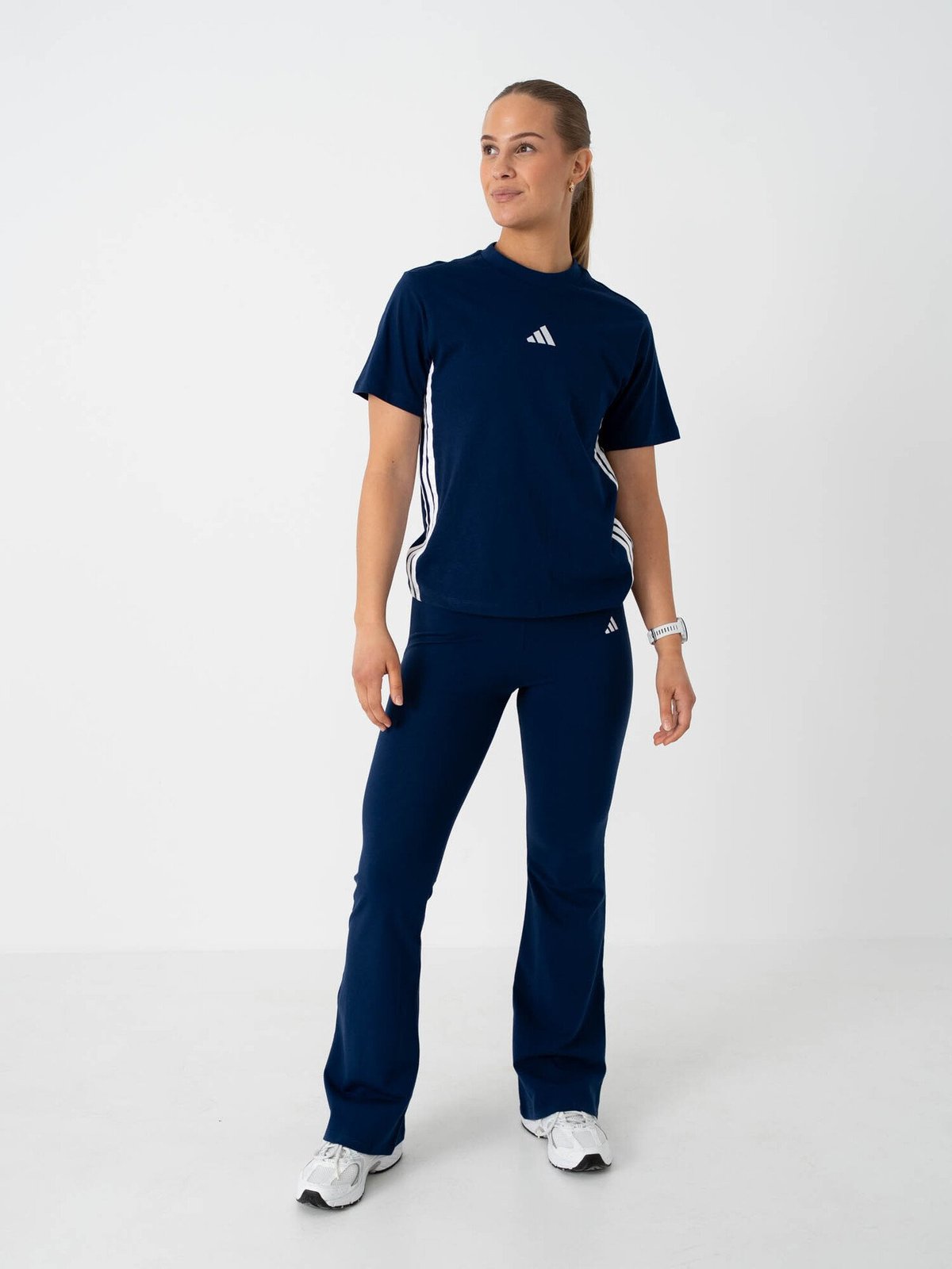 adidas 3-Stripes SJ Tee Blå