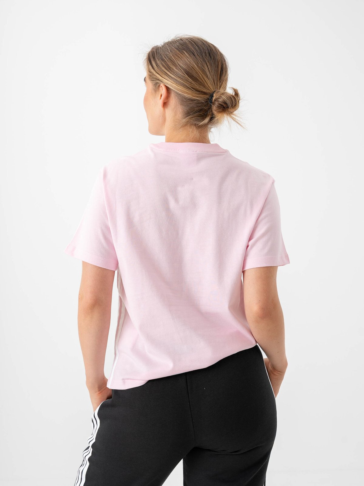 adidas 3-Stripes SJ Tee Rosa