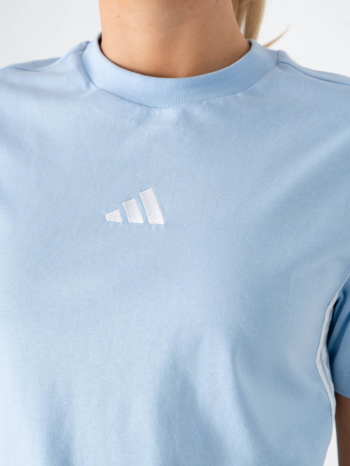 adidas 3-Stripes SJ Tee Blå